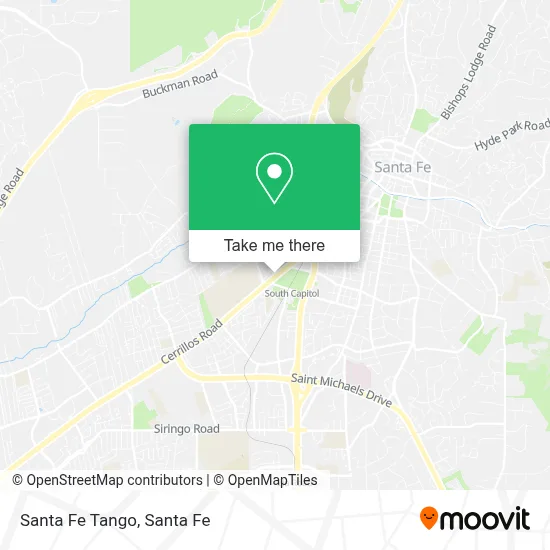 Santa Fe Tango map