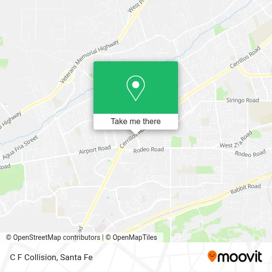 C F Collision map