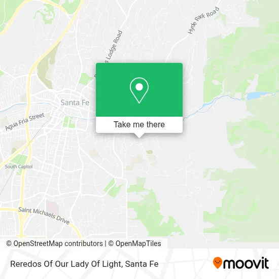Reredos Of Our Lady Of Light map
