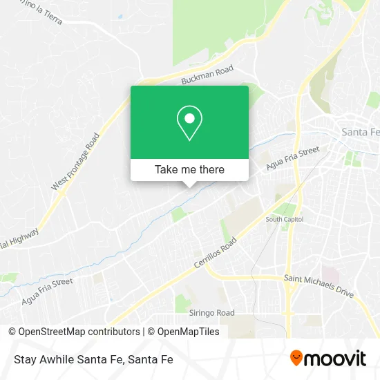 Stay Awhile Santa Fe map
