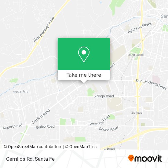 Mapa de Cerrillos Rd