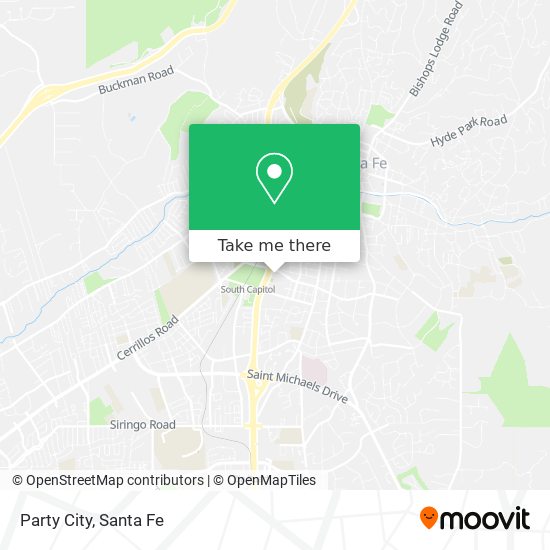 Mapa de Party City