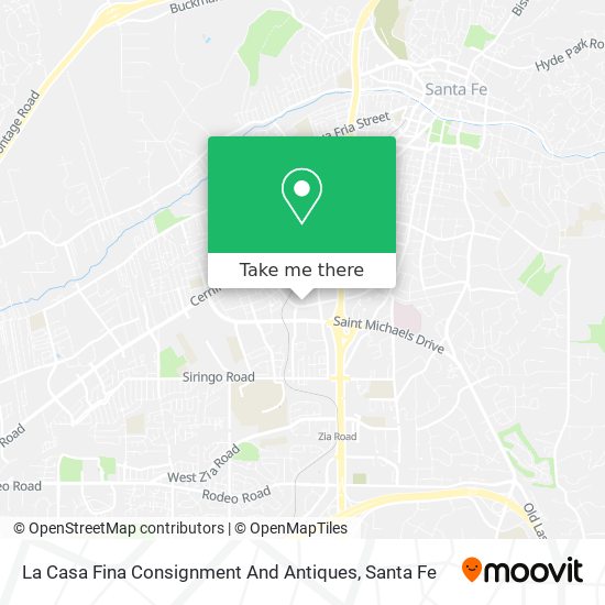 La Casa Fina Consignment And Antiques map