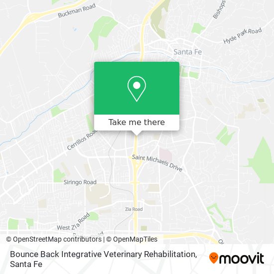 Bounce Back Integrative Veterinary Rehabilitation map