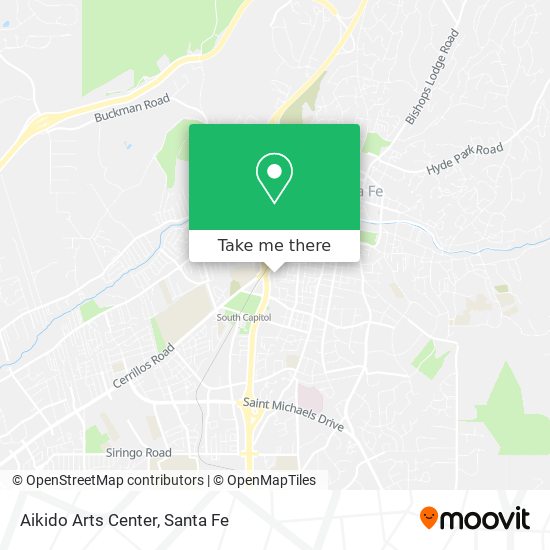 Mapa de Aikido Arts Center