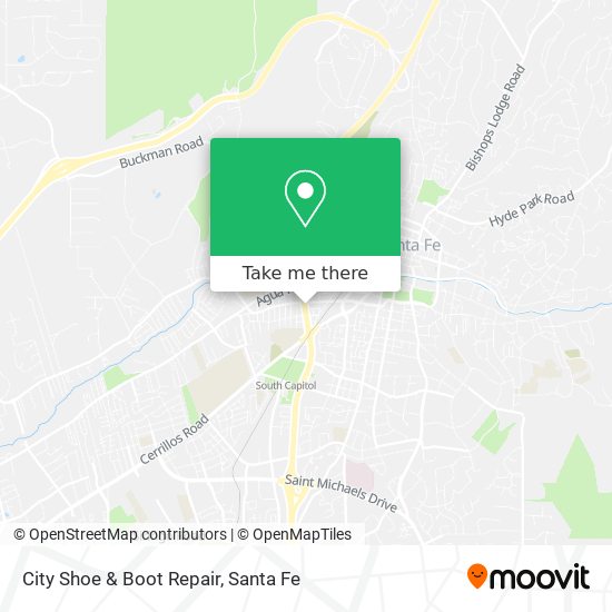City Shoe & Boot Repair map