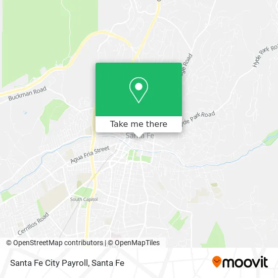 Santa Fe City Payroll map