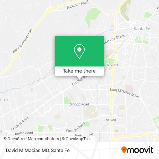 Mapa de David M Macias MD