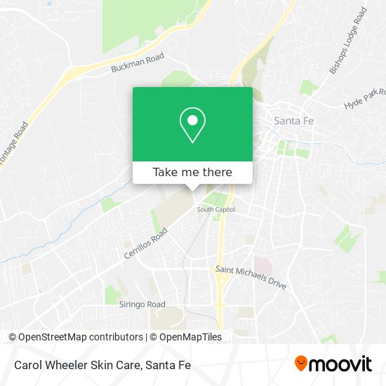 Carol Wheeler Skin Care map