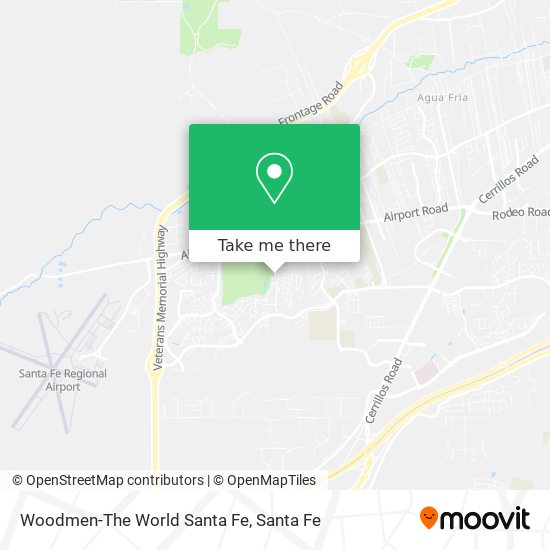 Woodmen-The World Santa Fe map
