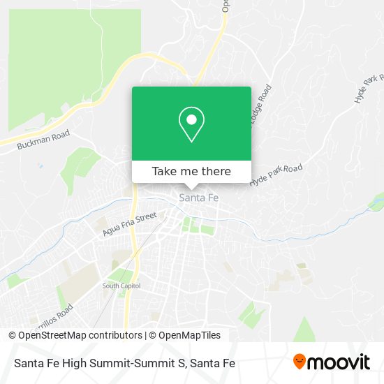 Santa Fe High Summit-Summit S map