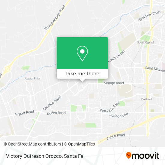 Victory Outreach Orozco map