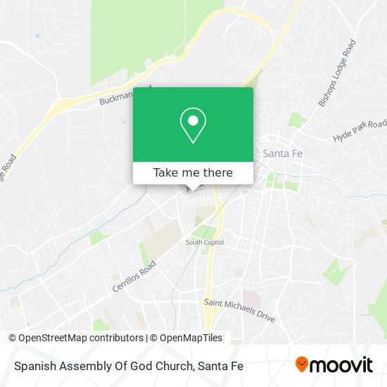 Spanish Assembly Of God Church map