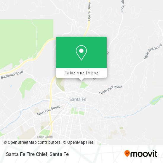 Mapa de Santa Fe Fire Chief