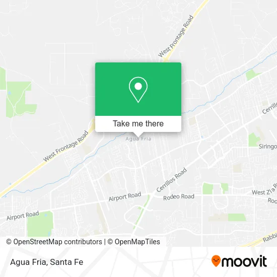 Agua Fria map