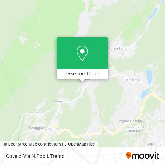 Covelo-Via N.Pooli map