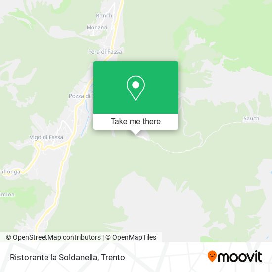 Ristorante la Soldanella map