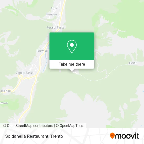 Soldanella Restaurant map