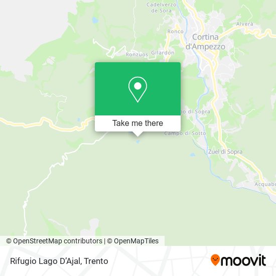 Rifugio Lago D’Ajal map