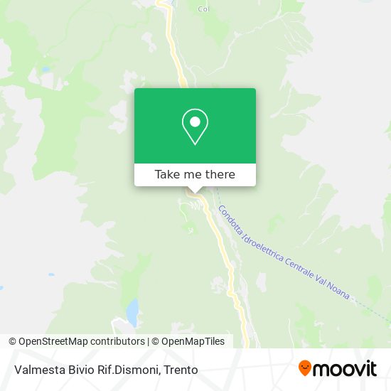 Valmesta Bivio Rif.Dismoni map
