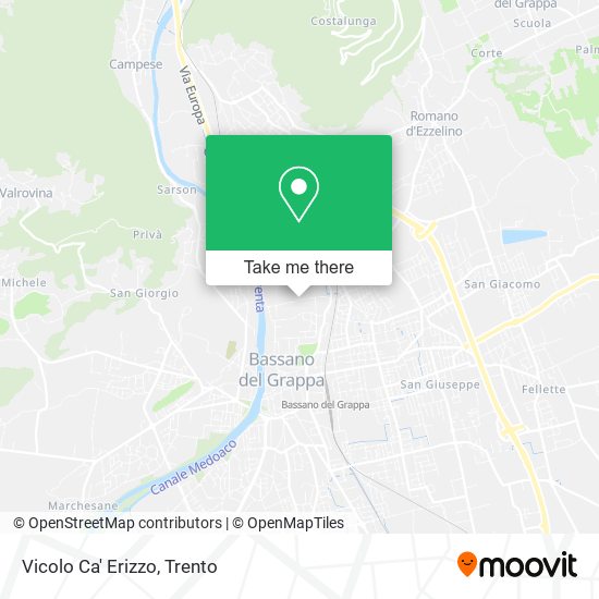 Vicolo Ca' Erizzo map