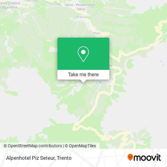 Alpenhotel Piz Seteur map
