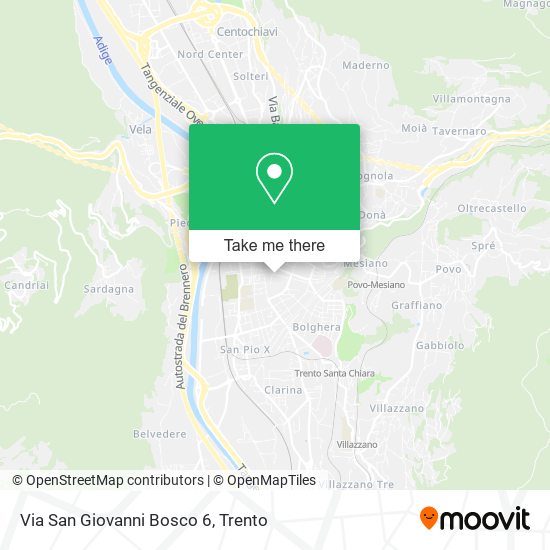 Via San Giovanni Bosco  6 map