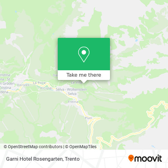 Garni Hotel Rosengarten map