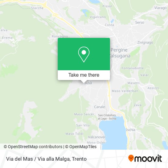 Via del Mas / Via alla Malga map