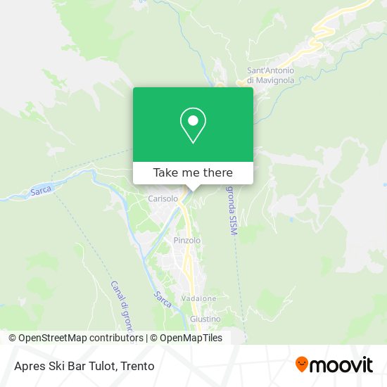 Apres Ski Bar Tulot map