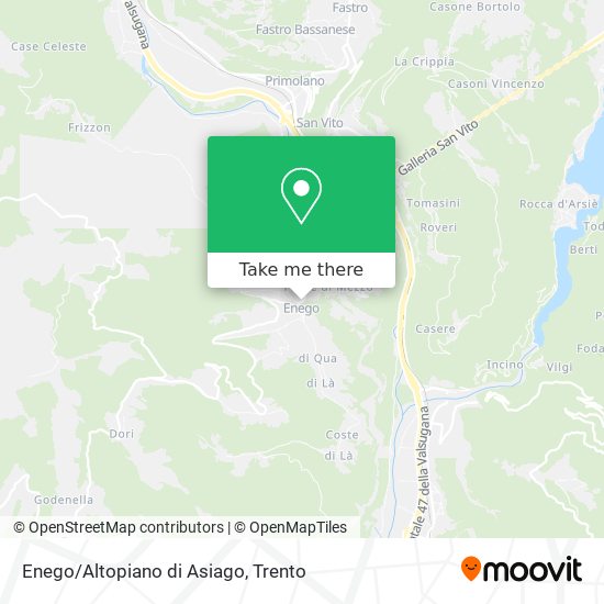 Enego/Altopiano di Asiago map