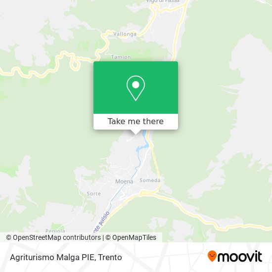 Agriturismo Malga PIE map