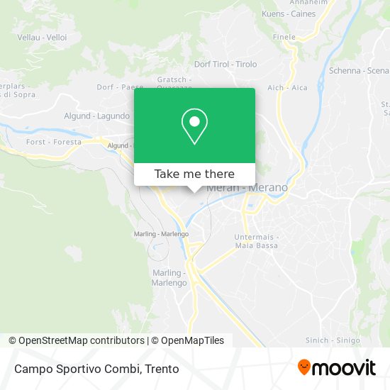 Campo Sportivo Combi map