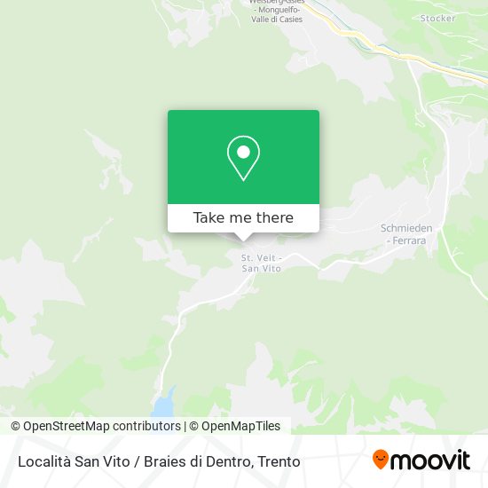 Località San Vito / Braies di Dentro map