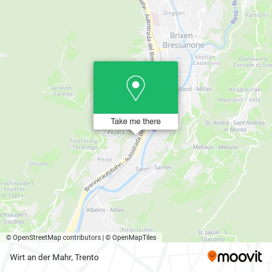 Wirt an der Mahr map