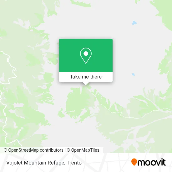 Vajolet Mountain Refuge map
