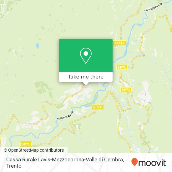 Cassa Rurale Lavis-Mezzocorona-Valle di Cembra map