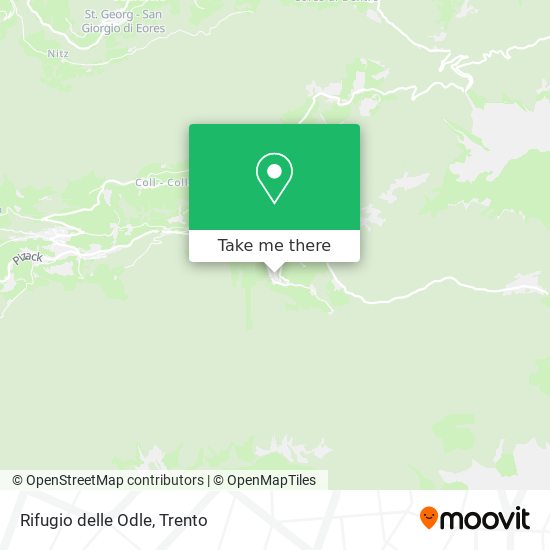 Rifugio delle Odle map