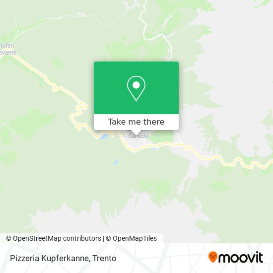 Pizzeria Kupferkanne map