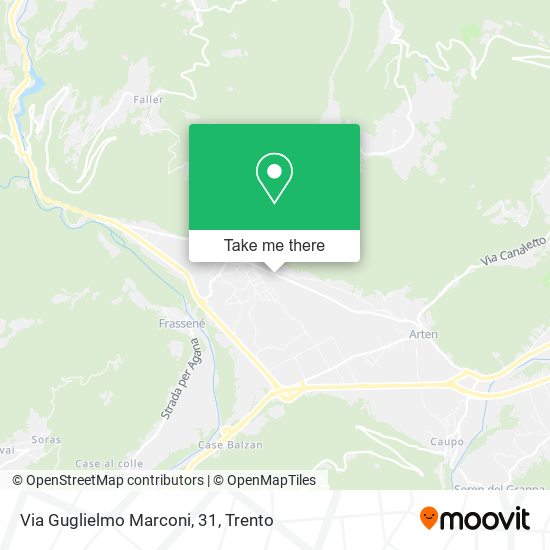 Via Guglielmo Marconi, 31 map