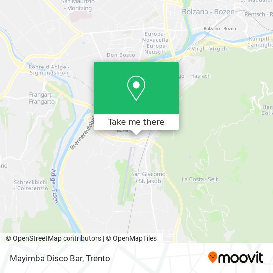 Mayimba Disco Bar map