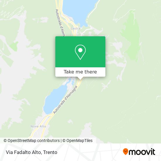 Via Fadalto Alto map