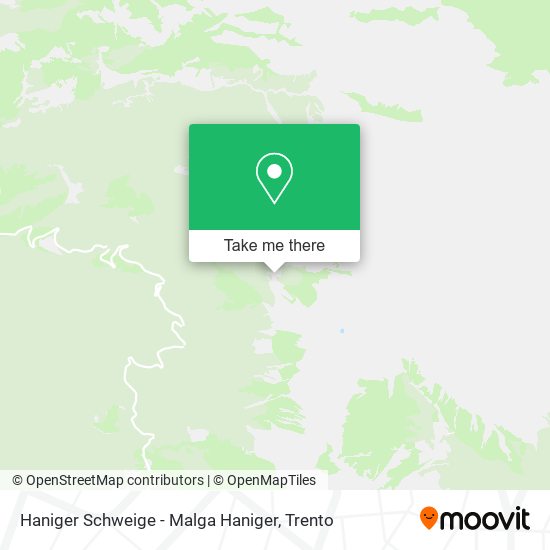 Haniger Schweige - Malga Haniger map