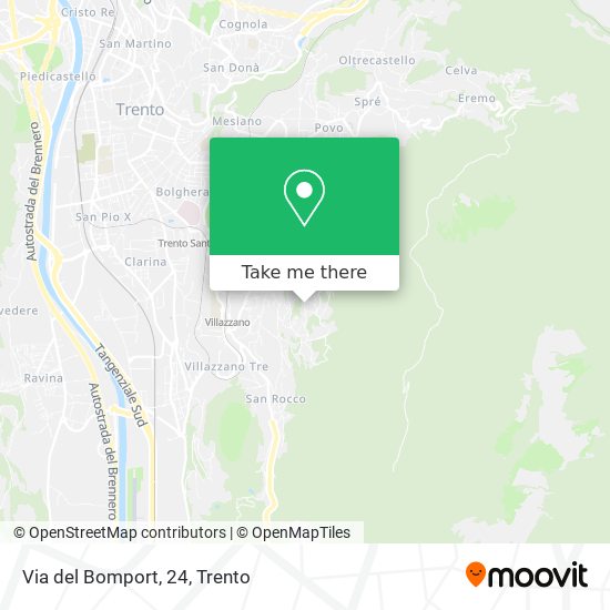 Via del Bomport, 24 map