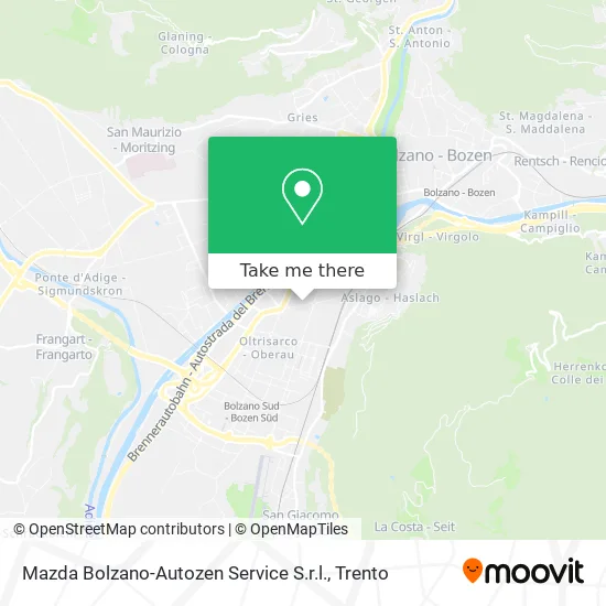 Mazda Bolzano-Autozen Service S.r.l. map