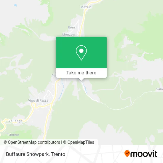 Buffaure Snowpark map