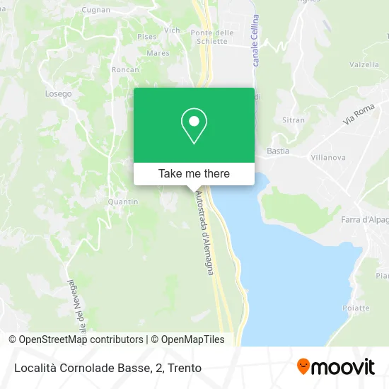 Cornolade Basse Locality, 2 map