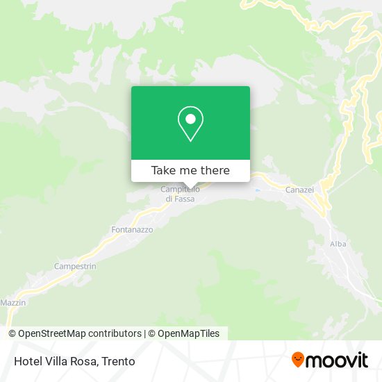 Hotel Villa Rosa map