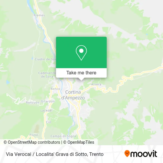 Via Verocai / Localita' Grava di Sotto map