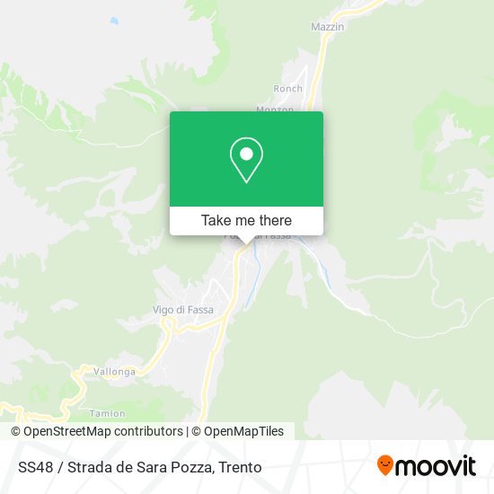 SS48 / Strada de Sara Pozza map